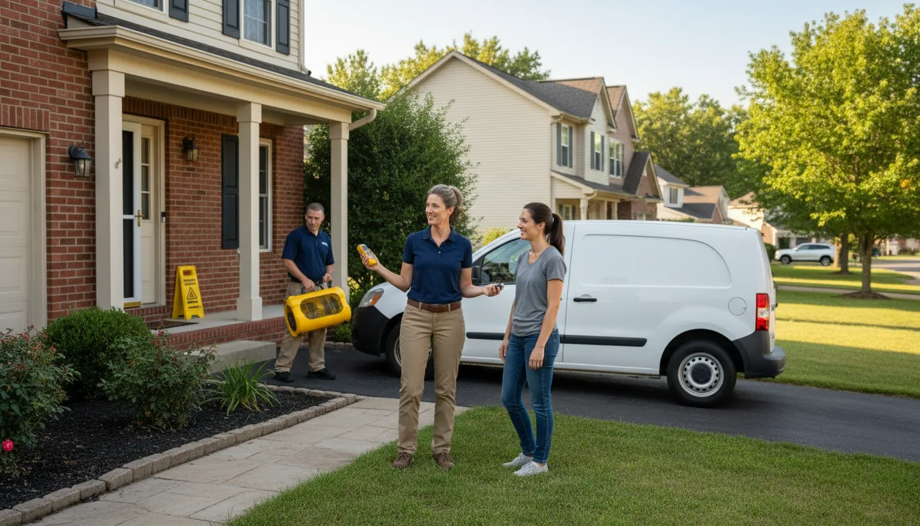 Residential water damage restoration in Stratton, NE